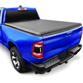 Tyger Auto T1 Soft Roll-up Truck Bed Tonneau Cover Compatible with 2019-2024 Ram 1500 New Body (NOT FIT 19-23 Classic) | 5'7" (67") Bed | TG-BC1D9046
