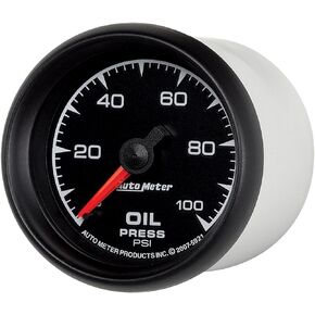 Auto Meter 5921 ES 2-1/16" 0-100 PSI Mechanical Oil Pressure Gauge