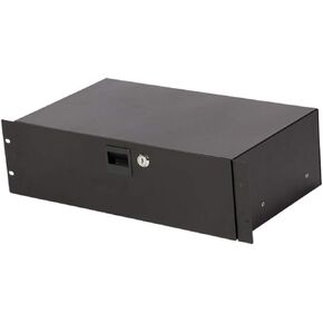 OnStage RDLS3000 3U Locking Rack Drawer, Shallow (RDLS 3000)