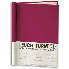 LEUCHTTURM1917 - PEKA Springback Binder (Light Grey) - Holds 150 Sheets of Paper