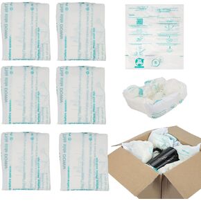 6 PCS Expanding Foam, Foam Bag for Shipping Expanding Foam Packaging 16"x 14" Packing Foam Instant Pack Packing Material Expandable Foam for Shipping