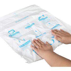 2 Packs Expanding Foam Packaging, Pc Packing Foam Expanding, Expanding Foam Packing, Pc Packing Foam, Expanding Foam Bags, 14" x 16" Quick Pc Expanding Foam
