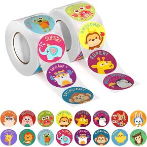 1000 PCS Teacher Stickers for Kids, Reward Stickers, 16-Specialized-Design Stickers for Teachers Elementary School - Classroom Stickers, Potty Training Stickers, Motivational Sticker