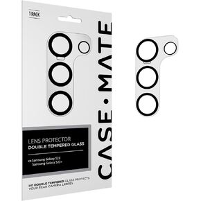 Case-Mate Samsung Galaxy S23 Plus / Samsung Galaxy S23 Camera Lens Protector - 9H Tempered Glass - Durable Anti-Scratch, Anti-Shatter - Ultra HD View w/ Night Shooting & Case Friendly, Easy Install