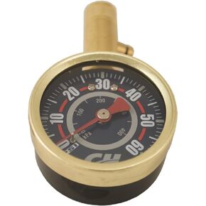 Shrader Tire Gauge, 0-60 PSI (Campbell Hausfeld DA552400)