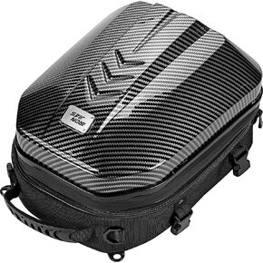 Motorcycle Tail Bag Waterproof Social Luggage Bag ABS Hard Shell Motorcycle Helmet Bag Travel Bag for Motorcycle