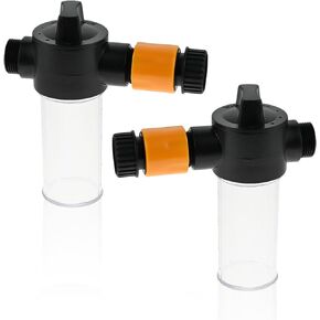 Yetaha 2PCS Boat Engine Flush Mixer Liquid Flow Valve for Salt Remover Solution Ideal to Flush Outboard and Inboard Engines Connects with Garden Hose, Spray Nozzle, Engine Flusher