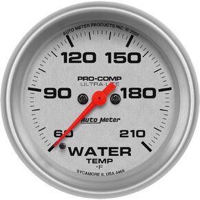 Auto Meter 4469 Ultra-Lite Water Temperature Gauge