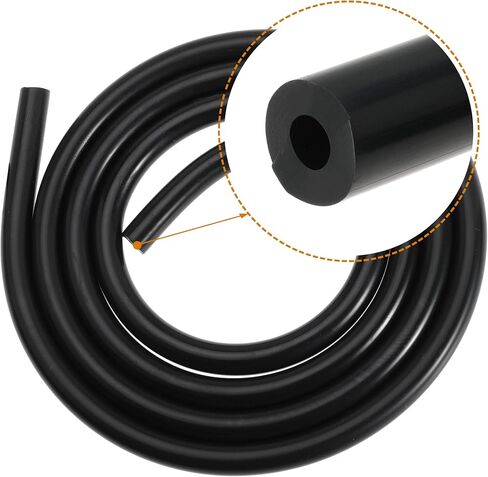 خرطوم أنابيب فراغ سيليكون خط خرطوم أنابيب فراغ سيليكون خط أنابيب فراغ سيليكون أسود (1/8 بوصة (3 مم)، 5 قدم) in Kuwait