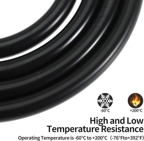 خرطوم أنابيب فراغ سيليكون خط خرطوم أنابيب فراغ سيليكون خط أنابيب فراغ سيليكون أسود (1/8 بوصة (3 مم)، 5 قدم) in Kuwait