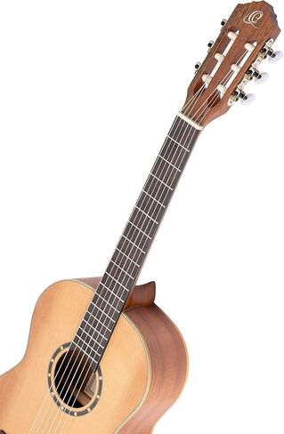 Ortega Guitars 6 String Family Series 3/4 Size Nylon Classical Guitar w/Bag, Right, Cedar Top-Natural-Gloss, (R122G-3/4) in Saudi Arabia