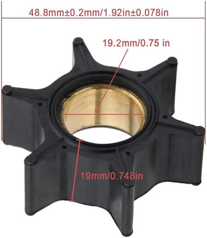 دفاعة مضخة مياه كبيرة من قطع الغيار لمحرك ميركوري الخارجي 30HP 35HP 40HP 45HP 50HP 60HP,65HP 70HP رقم الجزء المتوافق 47-89983T in Kuwait