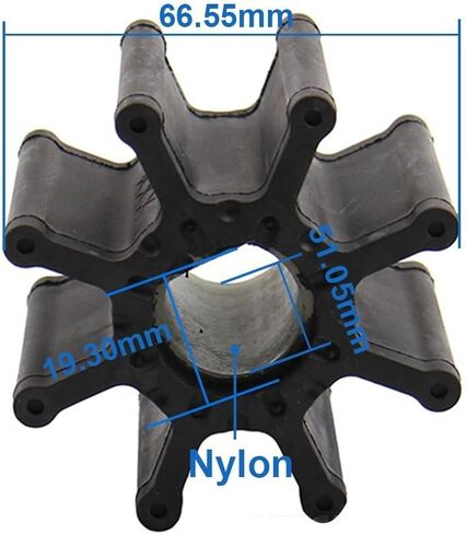 big-autoparts Water Pump Impeller for Mercury Outboard Motor 30HP 35HP 40HP 45HP 50HP 60HP,65HP 70HP Compatible Part Number 47-89983T in Saudi Arabia