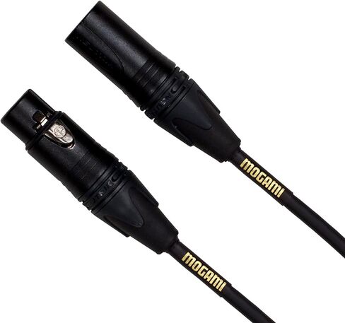 كابل ميكروفون Mogami Gold STUDIO-10 XLR، XLR-أنثى إلى XLR-ذكر، 3 دبابيس، اتصالات ذهبية، موصلات مستقيمة، 10 أقدام in Saudi Arabia