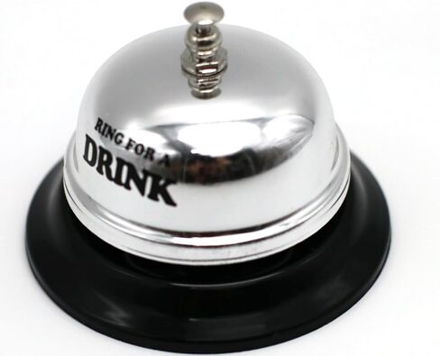 Desk Call Bell Ring for Service Great Fun Creative Novelty Gag Party Gift (Ring for a Drink) in Saudi Arabia