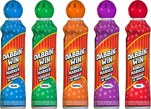 Dabbin' Win Mini Bingo Ink Markers 5 Dauber Pack in Saudi Arabia