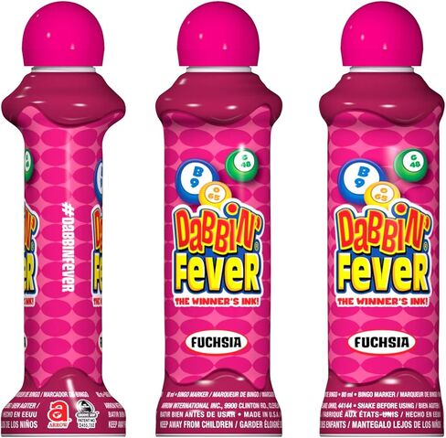 Dabbin' Fever Bingo Daubers One Dozen 3 أوقية حبر Dabbers (أخضر) in Kuwait