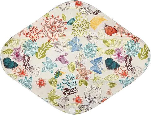 3 قطع من وسادات الدورة الشهرية القماشية مقاس 12 بوصة، فوط صحية قابلة لإعادة الاستخدام، بطانة داخلية قابلة للغسل، غير معطرة... (3L06) in Kuwait