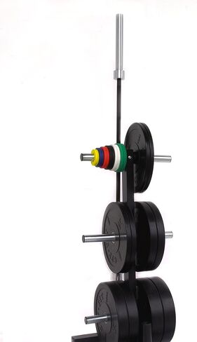 CFF Olympic 2 Bar وشجرة لوحة ممتصة للصدمات للأوزان - رف تخزين وزن متنقل بسعة 1000 رطل مع عجلات. مثالي لأي صالة ألعاب رياضية تجارية، أو مركز تدريب اللياقة البدنية، أو صالة الألعاب الرياضية المنزلية in Kuwait