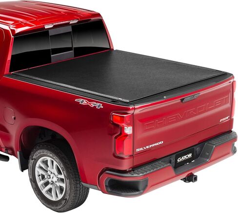 غطاء تونيو لسرير الشاحنة من Gator ETX | 137245 | يناسب 2019 - 2023 Chevy/GMC Silverado/Sierra، يعمل مع باب خلفي MultiPro/Flex مقاس 5 أقدام و10 بوصات (70 بوصة) in Saudi Arabia