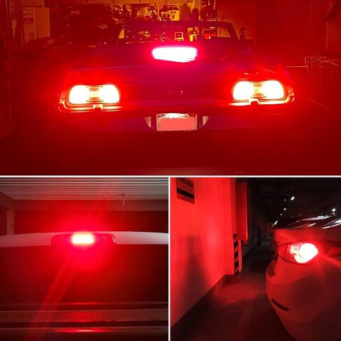 PHINLION 3200 Lumens 3157 LED لمبة بيضاء، 6000K فائقة السطوع 3056 3156 3057 4114 4157 لمبة LED للنسخ الاحتياطي للأضواء العكسية وأضواء الجري النهارية DRL، حزمة من 2 in Kuwait