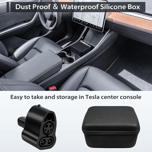 محول BetyBedy CCS لطراز Tesla Y/3/X/S، CCS1 إلى محول شاحن Tesla، محول شاحن CCS لمالك Tesla، مصنف 175-250KW in Kuwait