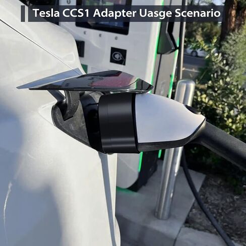 محول BetyBedy CCS لطراز Tesla Y/3/X/S، CCS1 إلى محول شاحن Tesla، محول شاحن CCS لمالك Tesla، مصنف 175-250KW in Kuwait