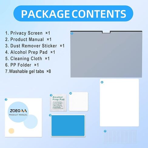 شاشة خصوصية MacBook Pro 14، شاشة خصوصية مغناطيسية متوافقة مع Macbook Pro 14 بوصة 2023 2022 2021 A2779 M2 A2442 M1، شاشة خصوصية سهلة التشغيل/الإيقاف مضادة للظهور، مضادة للضوء الأزرق ومضادة للوهج in Kuwait