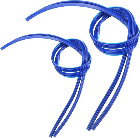 شفرات ممسحة الزجاج الأمامي بدون إطار من ZOFFI قابلة لإعادة التعبئة مقاس 28 بوصة، عبوة زرقاء مكونة من 4 قطع، حجم قابل للتعديل من عبوة المطاط العالمية للممسحة in Kuwait