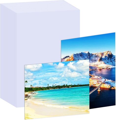 100 Sheets Photo Paper, 3.5" x 5" Premium Glossy Photo Paper Picture Paper 180 gsm Printer Brochure Paper Glossy, Office Supplies in Saudi Arabia