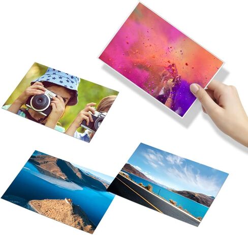 100 Sheets Photo Paper, 3.5" x 5" Premium Glossy Photo Paper Picture Paper 180 gsm Printer Brochure Paper Glossy, Office Supplies in Saudi Arabia