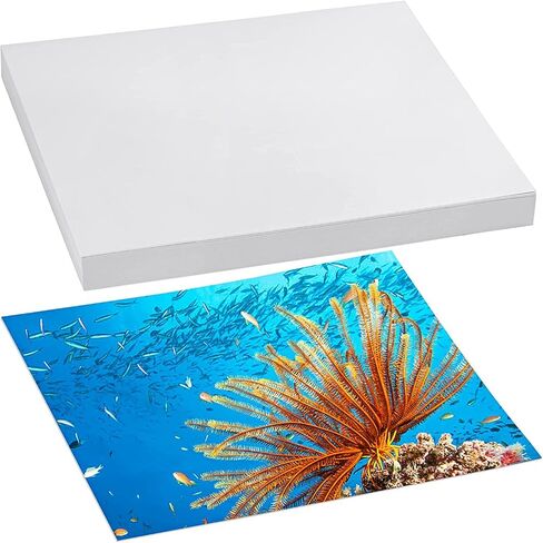 100 Sheets Photo Paper, 3.5" x 5" Premium Glossy Photo Paper Picture Paper 180 gsm Printer Brochure Paper Glossy, Office Supplies in Saudi Arabia
