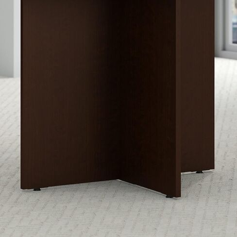 طاولة مؤتمرات مستديرة من Bush Business Furniture مع قاعدة خشبية، مكتب دائري لغرفة الاجتماعات يتسع لـ 4 مستخدمين، 42 وات، لون موكا شيري in Kuwait