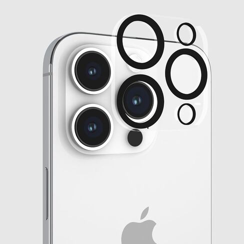 واقي عدسة الكاميرا Case-Mate لهاتف iPhone 15 Pro Max/iPhone 15 Pro - زجاج مقسى 9H مع متين مضاد للخدش، ومضاد للكسر - عرض فائق الدقة مع تصوير ليلي وحافظة سهلة التركيب - شفاف in Saudi Arabia