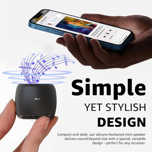 مكبر صوت بلوتوث خارجي من IXTECH مكبر صوت محمول مقاوم للماء مع أضواء لهب LED قابلة للربط ومصباح فانوس للحفلات والتخييم والهالوين وعيد الميلاد هدية عيد ميلاد 2 حزمة in Kuwait