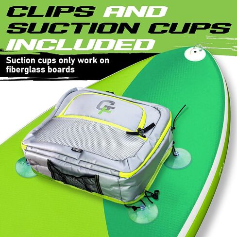 Gradient Fitness SUP Cooler for Paddle Board | Upgraded Waterproof Material Paddle Board Accessories | Large Capacity Insulated Kayak Cooler Bag | Quality Bungee System Included in Saudi Arabia