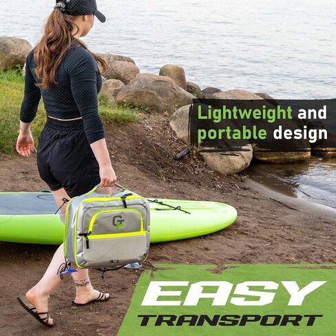 Gradient Fitness SUP Cooler for Paddle Board | Upgraded Waterproof Material Paddle Board Accessories | Large Capacity Insulated Kayak Cooler Bag | Quality Bungee System Included in Saudi Arabia