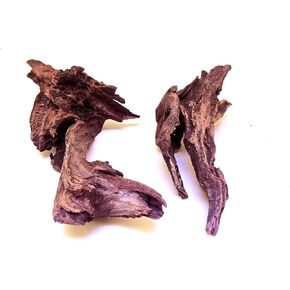 Lifegard Aquatics Premium Quality Natural Coral Driftwood for Decoration, Fish Aquarium Decor, Best Reptile Decor Driftwood, Natural Wood Aquarium Decor. (Size 5"-8") (Pack of 2 Large Pcs)