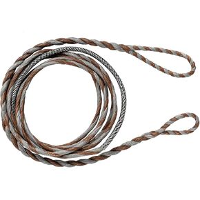 Deerseeker Flemish D97 Bow String Handmade Twist Bowstring 16 Strands 54-70in Fast Flight for Traditional Longbow Recurve Bow Replacement Archery Accessories