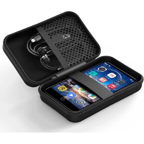 MP3 MP4 Player Case for ZAQE 4 inch Full Screen Touch M505 Music Player, Fits Earbuds, USB Cable, Memory Card