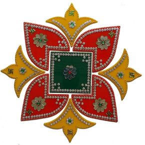 Acrylic Diwali Rangoli/Home Decor/Gift for Home/Handcrafted/Floor Stickers/Wall Stickers/Wall Decoration/Floor Decoration/Acrylic Rangoli B