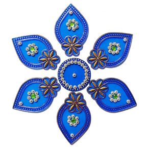 Acrylic Diwali Rangoli/Home Decor/Gift for Home/Handcrafted/Floor Stickers/Wall Stickers/Wall Decoration/Floor Decoration/Acrylic Rangoli C