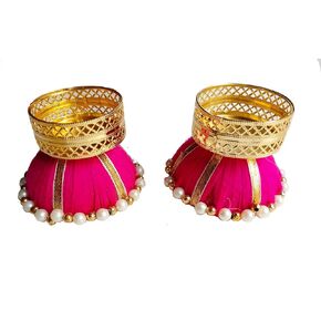 Acrylic Diwali Rangoli Diya/Home Decor/Gift for Home/Floor Stickers/Floor Decoration New Year Gift Acrylic Rangoli Pink Z9