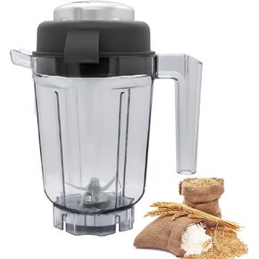 32 oz Dry Grains Container For Vitamix,32 oz Dry Blade Container Compatible with vitamix 750 E310 E320 E520 5000 5200 6300 7500 VM0102 VM0103 VM0197 VM0101 VM0109 VM0197 Blender