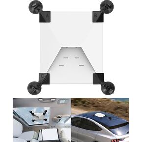Starlink Mini Sunroof Suction Cup Mount - Suitable for Sunroof and Car Top 3D Printing Installation Kit - Starlink Mini Car Mount - Ensure Stability During Driving - Switchable Suction Cup Direction