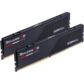 G.SKILL Ripjaws S5 Series (Intel XMP 3.0) DDR5 RAM 32GB (2x16GB) 6000MT/s CL30-40-40-96 1.35V Desktop Computer Memory UDIMM - Matte Black (F5-6000J3040F16GX2-RS5K)