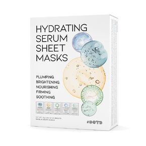 Collagen Hydrating Sheet Masks for Face Korean Anti Aging Mask Sheet for Dry Skin & Sensitive Skin, EVE Vegan, Not Tested on Animals, No Parabens, No Sulfates, Hyaluronic Acid, Witch Hazel 10EA