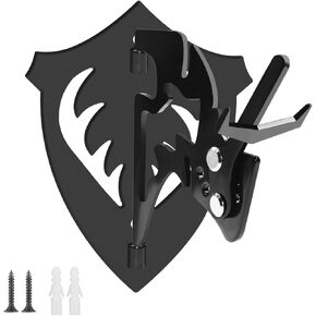 Skull Hooker – European Deer Skull Mount Hanger – Multi-Angle Adjustable Euro Deer Skull Mount – Medium Skull Hook with Screws – Skull Mount for Hanging Antelope, Cattle, Coyote and Small Game Animals
