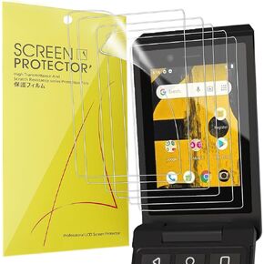 Compatible for Cat S22 Flip Screen Protector, [6 Pack] Full Coverage TPU Clear Film Compatible for Cat S22 Flip 2.8" Touchscreen (6 Pack)