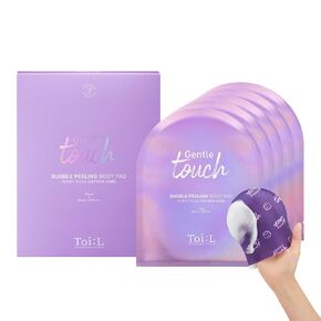 Gentle Touch Bubble Peeling Body Pad(5pads), Body Scrub, Exfoliating Mitt for Body, Exfoliating gloves, washcloth, body loofah, 5-berry complex, dense bubble bath, bath shower, kp bump eraser